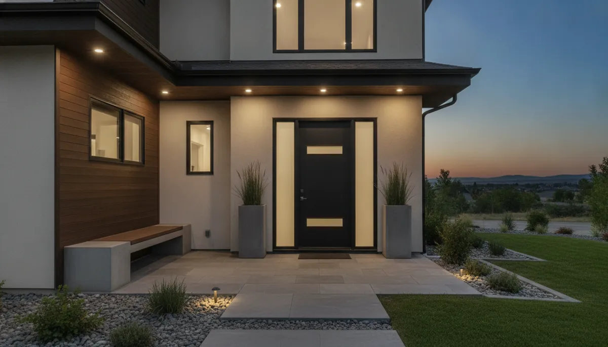 Neighborhood scene in Meridian, Idaho (illustrative)